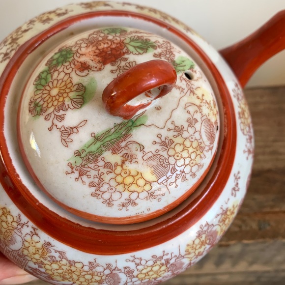 Dining Antique Hand Painted Japanese Teapot Poshmark